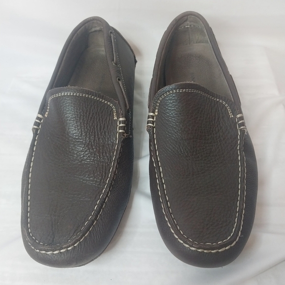 Banana Republic Men's Leather Driving Shoes, Size 8,  Brown - Picture 2 of 4